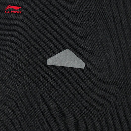 李宁 女款纯色简约紧身休闲跑步运动长裤 打底裤 商品图4