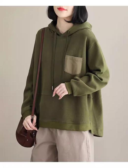 裁缝学苑AS435宽松连帽卫衣纸样女装新款上衣服装打板版型 商品图7