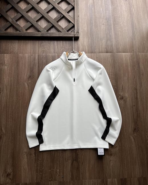 点此购买 迪桑特春秋季训练运动男士半拉链内搭长袖针织衫卫衣 xj 312006 商品图3