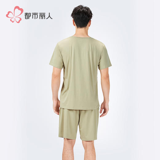 都市丽人舒适外出男士棉质短袖套装薄40支TC拉架短袖类FHH2B6 商品图3