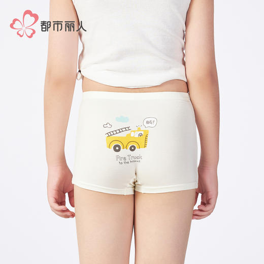 都市丽人纤柔绵平角男童内裤人棉平角裤JKHB02 商品图3