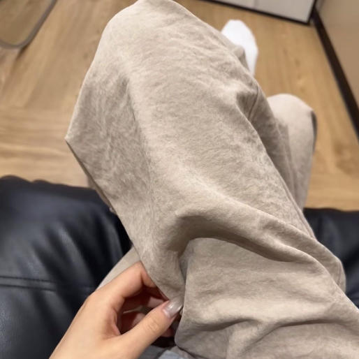 BeauMuse 慵懒肌理奶芙裤 舒适休闲 时尚款 阔腿裤/九分萝卜裤 商品图9