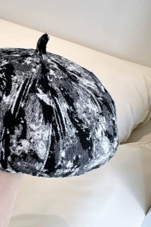 Say Something 黑白撞色贝雷帽帽子 21376 商品图3