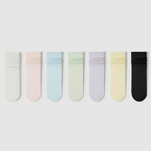 都市丽人简约生活薄莫代尔常规袜LCHDC2 商品图1