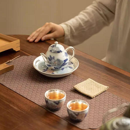 聚陶堂·非遗大师郑文强鎏银茶具系列 | 手工绘制，栩栩如生，纤毫毕现 商品图2