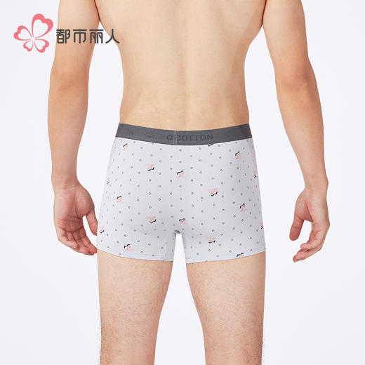 都市丽人日常休闲棉平角棉粘平角裤FKHB01 商品图3