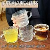 加厚高品质玻璃带把手家用早餐杯  A-4237 商品缩略图1