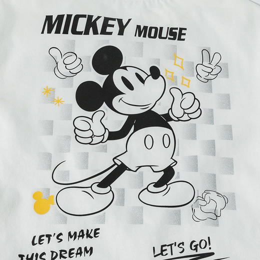 迪士尼夏季男童米奇潮流印花短袖纯棉运动休闲凉感T恤ZD2ES028* 商品图5