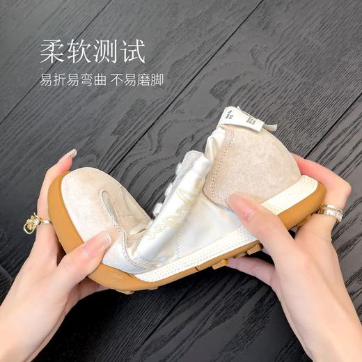 ZHR则则透气小白鞋女内增高百搭休闲运动鞋女德训鞋2024新款秋季 商品图3