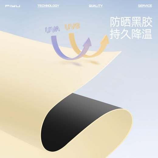 FIYU 2025年新款卡片伞 轻巧便携 清新色彩 晴雨两用 商品图3