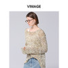 VIMAGE纬漫纪宽松慵懒气质毛衣针织衫2025春季新款V2301920 商品缩略图2
