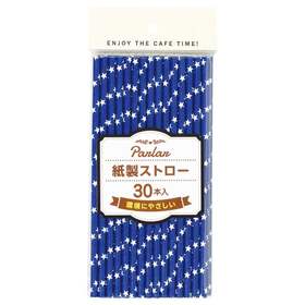 日本进口珍珠金属PEARL纸质吸管30个装（星星）