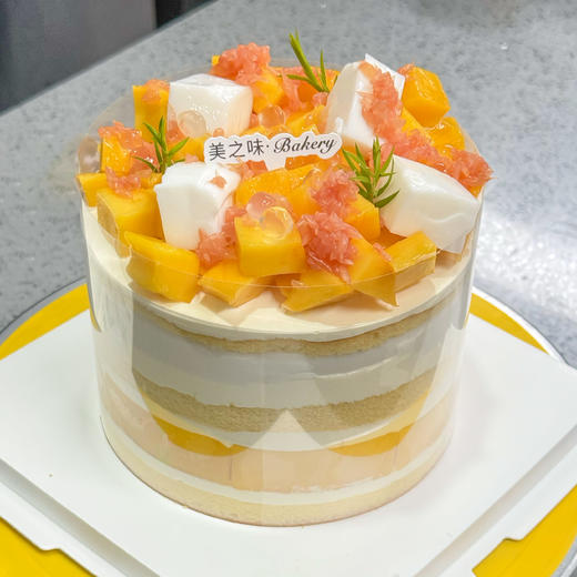 789.杨枝甘露原味动物奶油蛋糕 商品图0