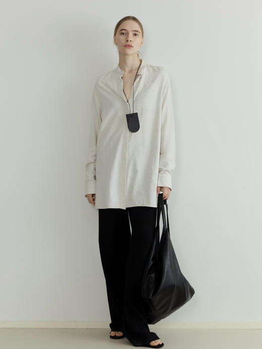 DONSEE10｜DS10SS2514-A 米白休闲长款衬衫 商品图4