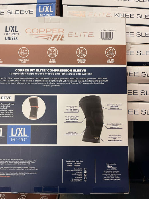 打折了仅限L/XL码，美国🇺🇸特价198元🉐包税包邮到手了🔥Copper Fit Elite 空气压缩护膝 商品图7