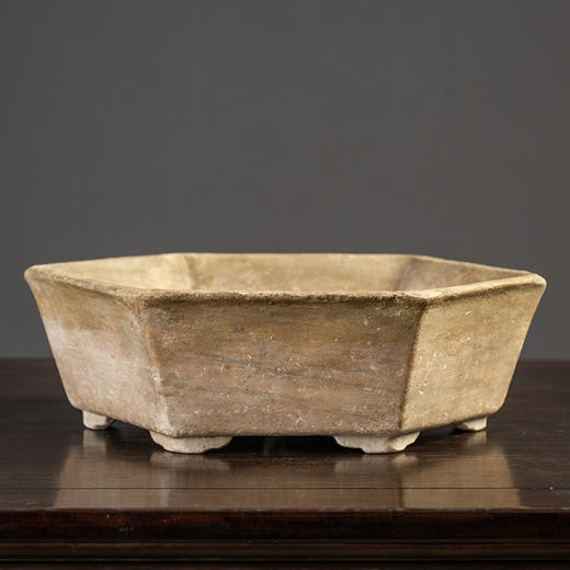 清 太湖石六角赏盆 商品图0