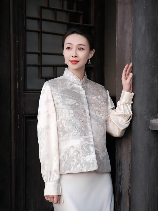 盛唐牡丹 | 西阵织限量对襟马甲 商品图1