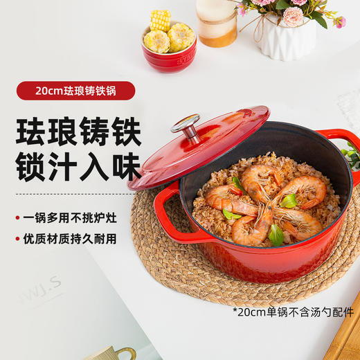 6920762538327 双立人ZWILLING 【经典之选】厨房家用煲汤炖锅铸铁锅砂锅汤锅珐琅锅 商品图1