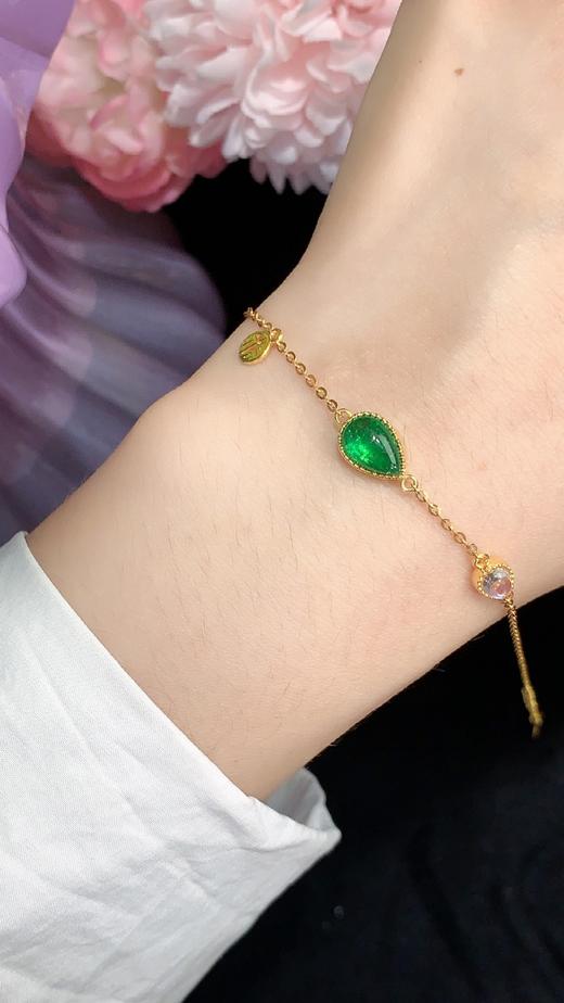 1.25ct刻面祖母绿手链 商品图4