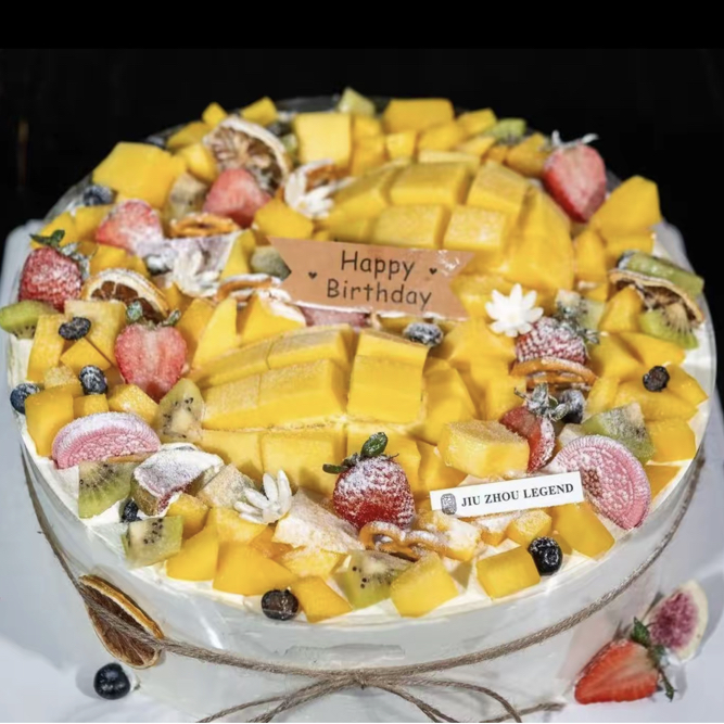 12寸鲜果王者（进口奶油➕新鲜芒果夹心）