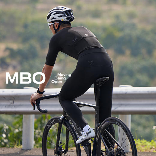 MBO男子进阶背带骑行长裤 夏季新款黑色双箭头透气骑行裤T340 (经销商专拍链接，非经销商拍单不发货) 商品图4