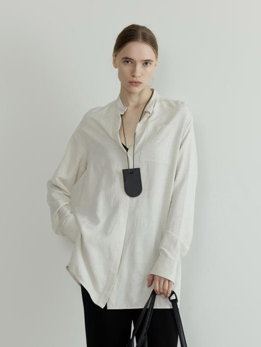 DONSEE10｜DS10SS2514-A 米白休闲长款衬衫 商品图8