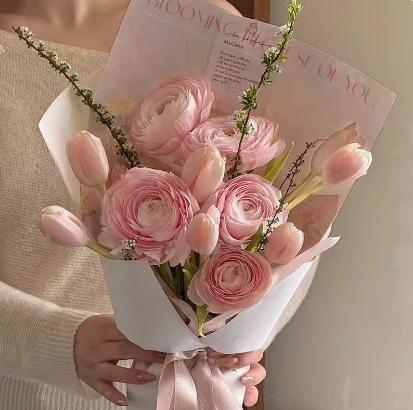 芳华系列浪漫油画包装纸（10张） 商品图2