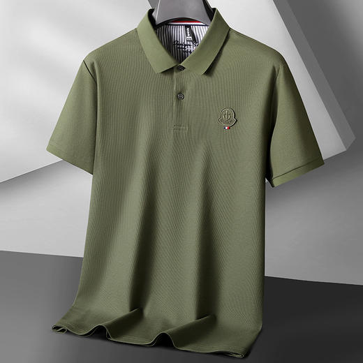 【100%棉】【DK】大依优型大码短袖POLO衫商务休闲棉夏季薄款上衣男士加大码翻领半袖体恤胖子 商品图6