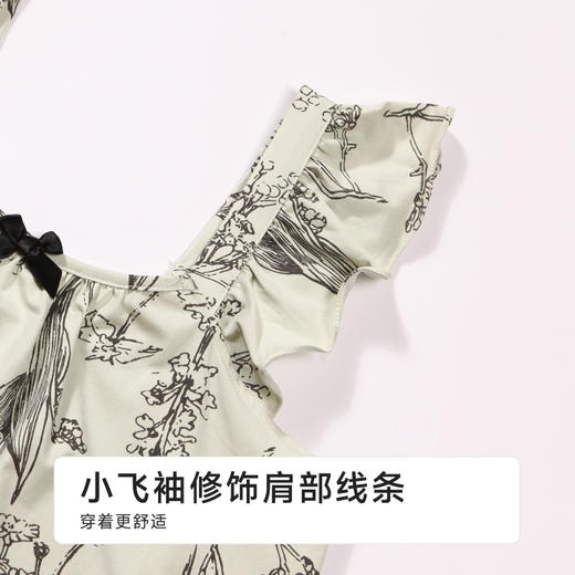 都市丽人亲情蜜语童装正价棉质短袖套装薄40支TC拉架无袖类JHH2A8 商品图5