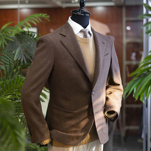 25 春季新款男士名厂面料定制工艺西装夹克上衣 商品图6