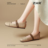 ZHR平底玛丽珍鞋女2025春季新款一脚蹬勃肯鞋小香风平底鞋通勤鞋 商品缩略图7