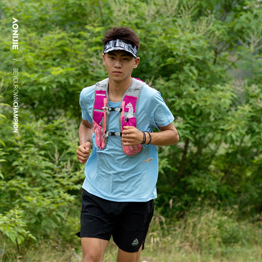 奥尼捷越野跑步背包双肩男女透气户外运动水袋包防水骑行包5L 商品图7