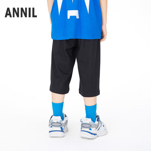 男童全腰针织七分裤夏季新款安奈儿童装EB526135 商品图2