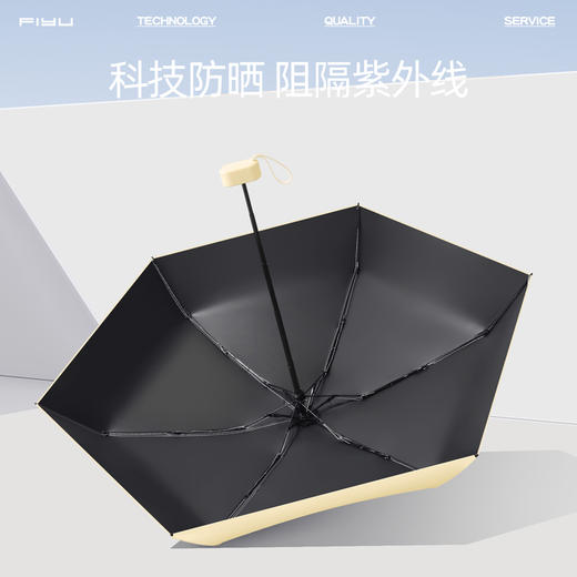 FIYU 2025年新款卡片伞 轻巧便携 清新色彩 晴雨两用 商品图6