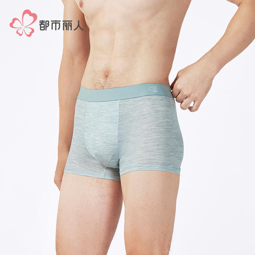 都市丽人简约基础锦纶平角网眼冰丝平角裤FKHC24 商品图2