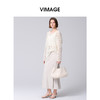 VIMAGE纬漫纪慵懒感时尚垂坠宽松T恤上衣2025春季新款V2313912 商品缩略图3