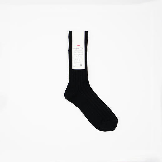 DECKA Cashmere Cotton Ribbed Socks日本制羊绒棉混纺男女中筒袜 商品图1