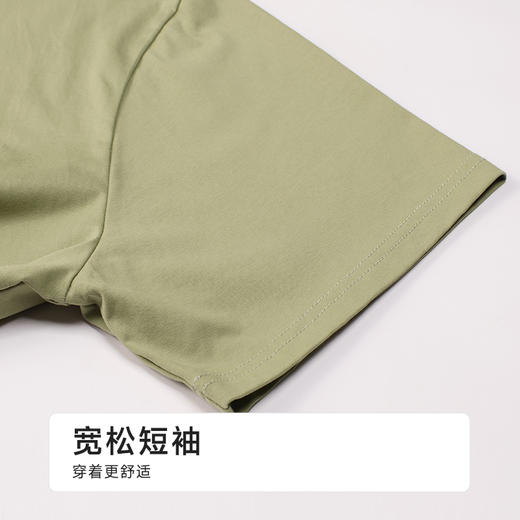 都市丽人舒适外出男士棉质短袖套装薄32支CVC单面短袖类FHH2B9 商品图5