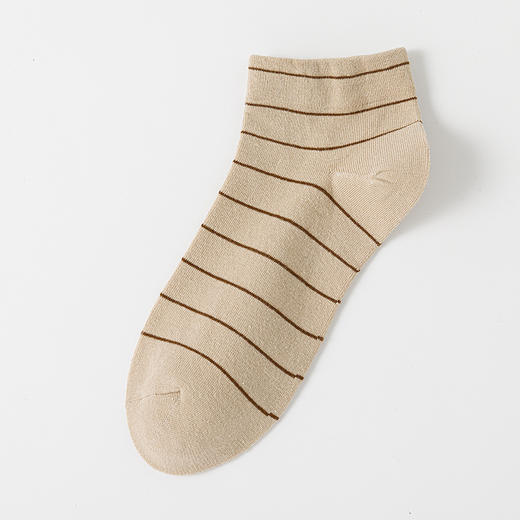 【女士密细条短袜】女士短袜棉质四季袜子船袜吸汗休闲细条纹短筒春夏棉 商品图8