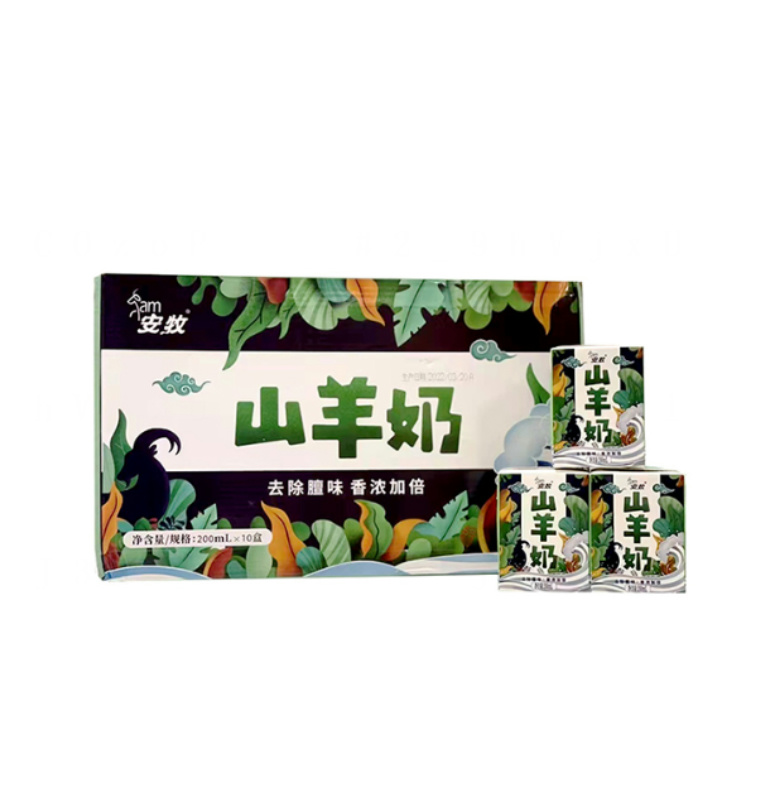优选|安牧山羊奶 自有牧场 奶香醇厚 专利去膻  200ml*10盒
