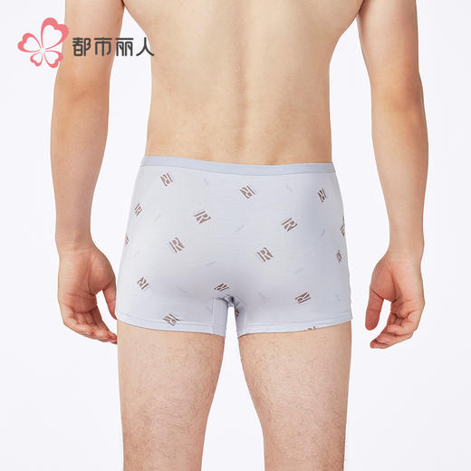 都市丽人日常休闲人棉平角50S人棉平角裤FKHC19 商品图3