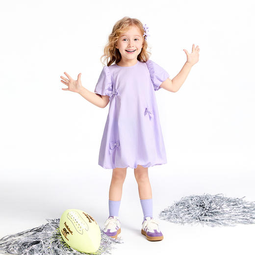 女童短袖连衣裙夏季新款安奈儿童装实体店同款XG523643 商品图3