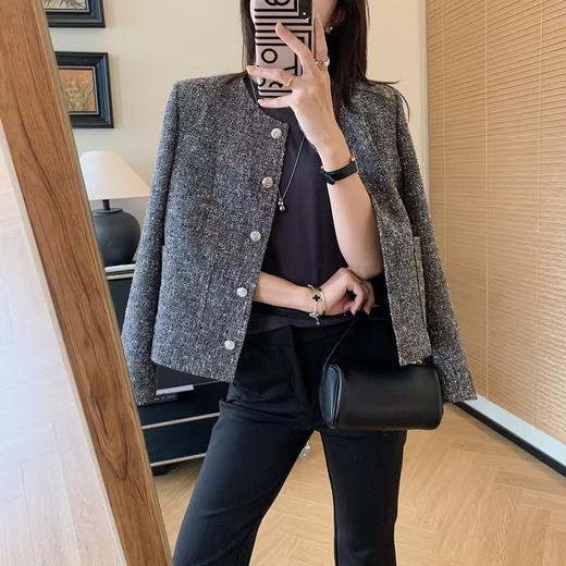 格林小香灰特殊工艺老钱风外套 商品图11