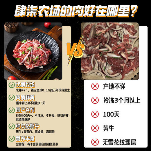 【免切免调料】齐齐哈尔正宗非遗烤肉套餐 谷饲安格斯牛 赠牛油+蘸料+东北酸菜 京东冷链 商品图6