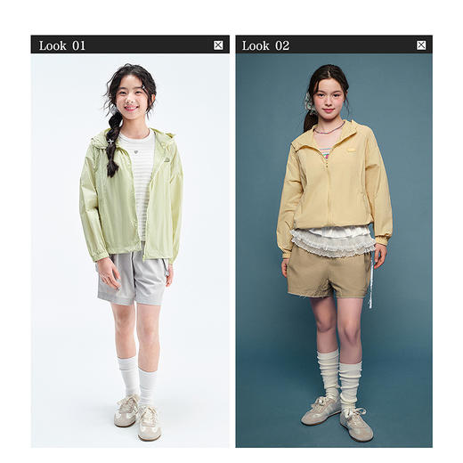 笛莎Deesha青少年女童外套2025夏季女童防晒服 商品图3