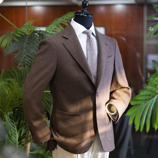 25 春季新款男士名厂面料定制工艺西装夹克上衣 商品图5