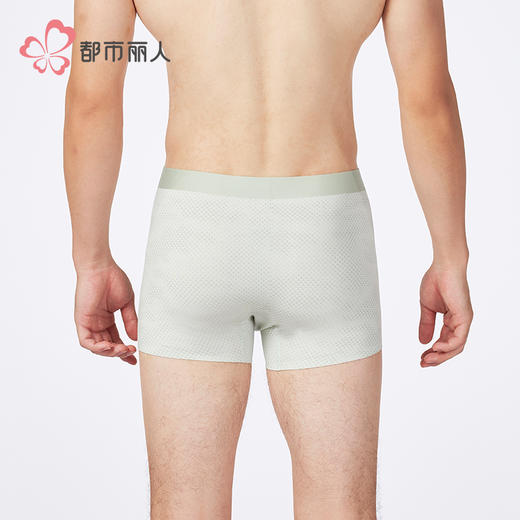 都市丽人日常休闲人棉平角50S人棉平角裤FKHH04 商品图3