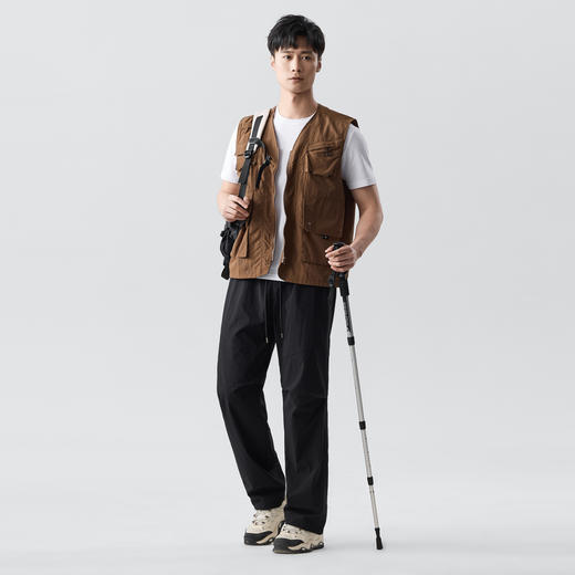 【防紫外线】圣得西男装女装时尚休闲情侣长裤户外宽松百搭阔腿裤2512921240 商品图1