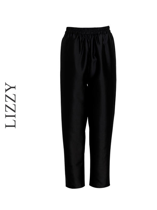 LIZZY早秋精致丝毛弹力腰九分裤8139 商品图5