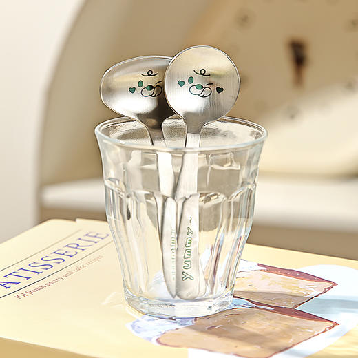 摩登主妇304不锈钢勺子家用高档精致儿童叉子食品级个人专用汤勺 商品图4